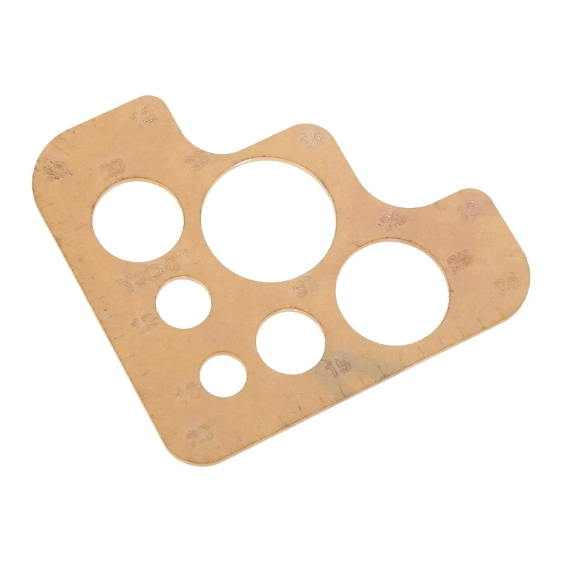

Clear Acrylic Circle Template, Stitching Corner Templates Leather Positioning Tool Round Corner Stitching Ruler Stencil