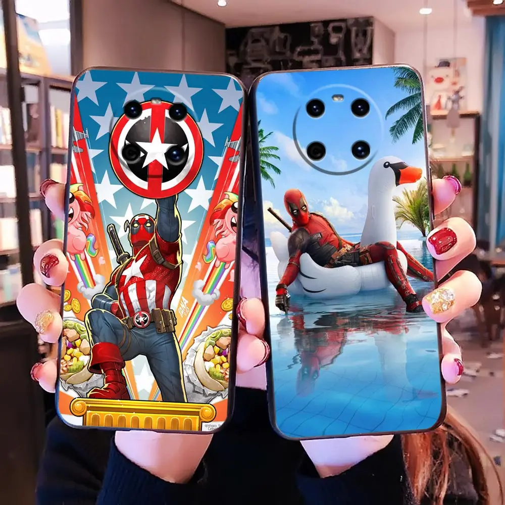 

Marvel Funny Deadpool Case For Huawei Nova 9se Y60 9 8se 8i Mate 40rs 40 20 10 Y9a Y9 Y8p Y8s Y7a Y7 Y6p Y6 2019 Pro Plus Lite
