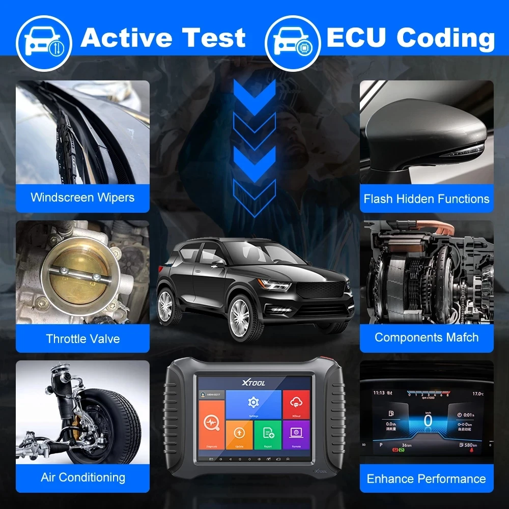 2023 XTOOL A80 pro Master OBD2 диагностические инструменты J2534 ECU Программатор онлайн ключа