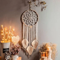 boho macrame wall hanging home decor girls room dream catcher on the wall hanging decoration moon room decor