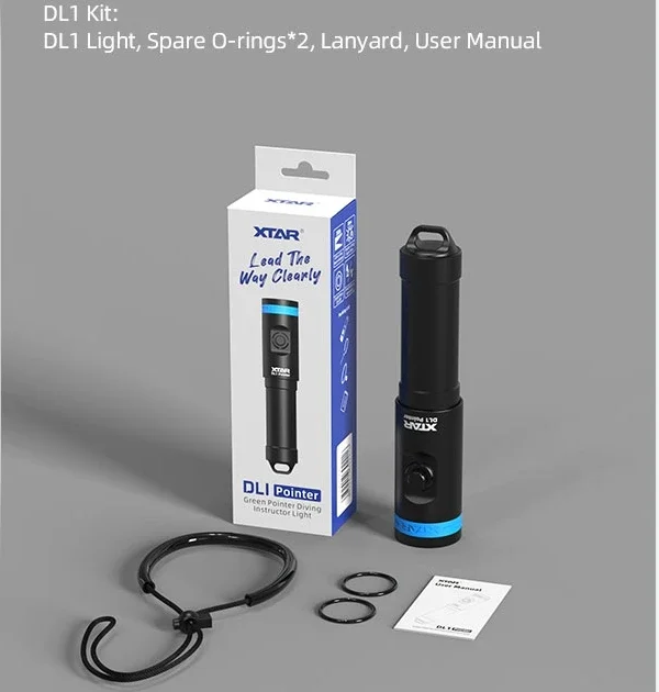 

Фонарик XTAR DL1 для дайвинга