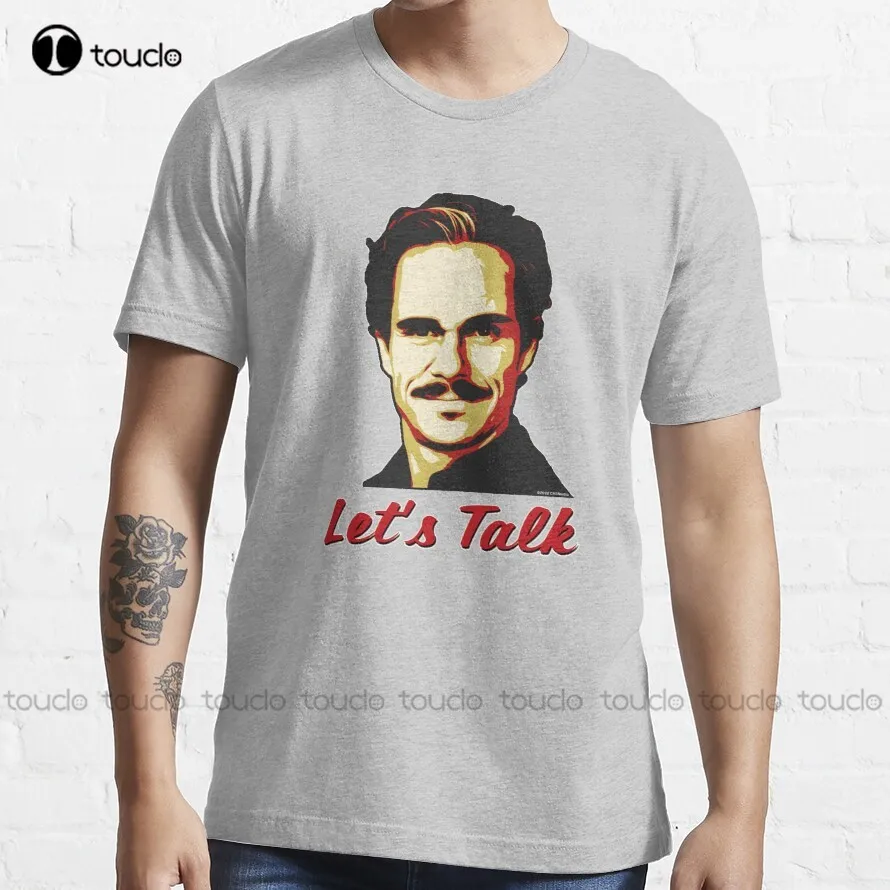 Футболка Better Call Saul трендовая Мужская футболка с надписью Let's Talk Лало саламанкой