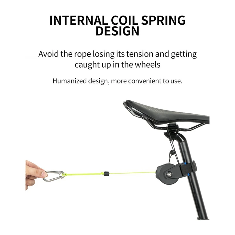 Outdoor Mountain Bike Trailer Traction Device Parent-Child Bicycle Rope