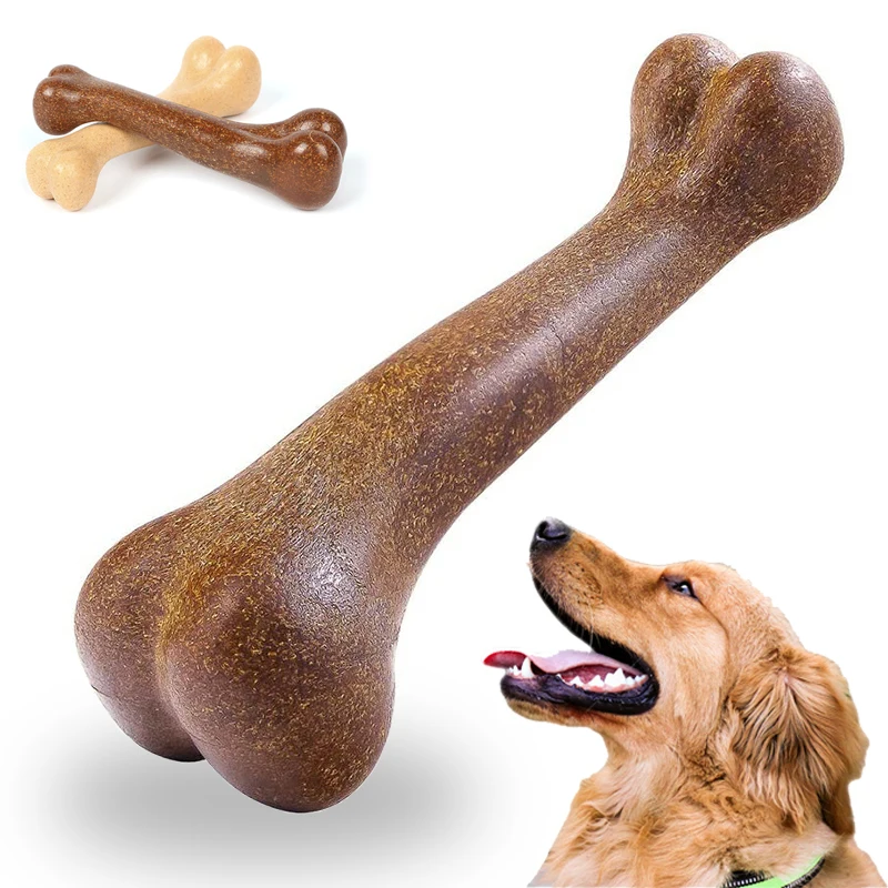 

Creative Bone Dog Chew Toy Indestructible Eco-friendly Non-Toxic For Puppy Medium Large Dogs Molar Toy Dental Care Supplies