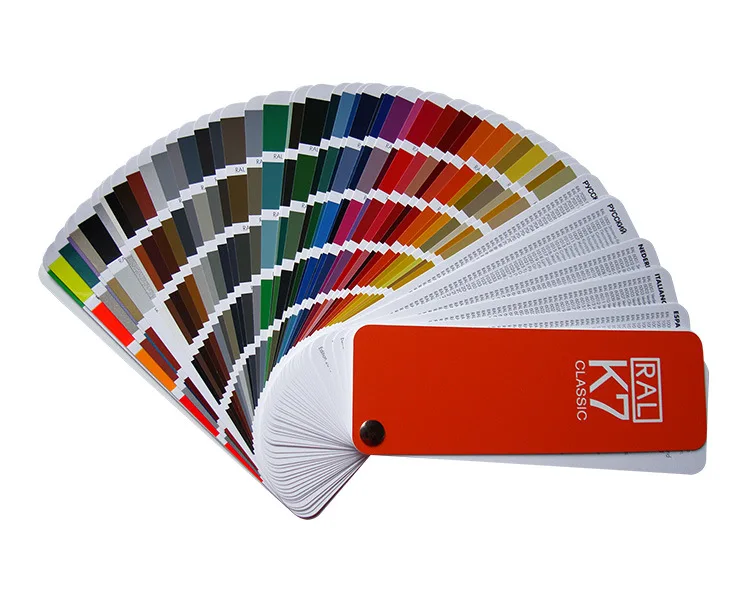

Original Germany RAL K7 International Standard Color Card Raul - Paint Coatings Color Card for Paint 213 Colors with Gift Box