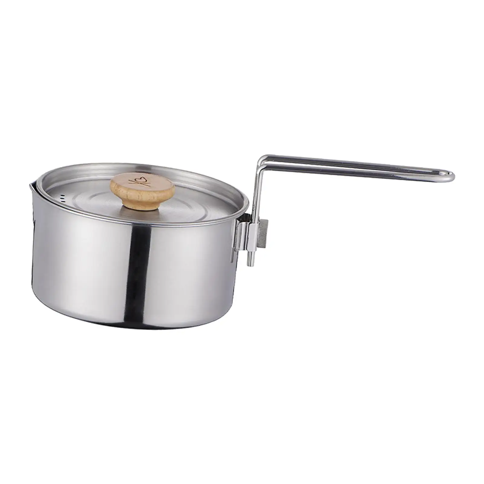 

Portable Camping Pot, Outdoor Kettle for Picnic Outdoor Hiking