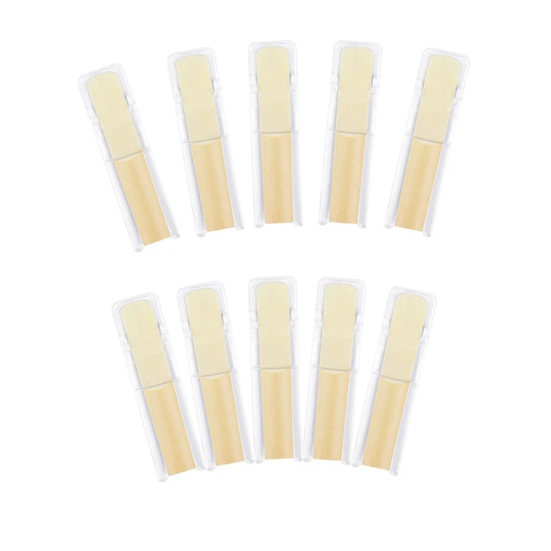 

10Pcs/Set Bb Clarinet Reeds Traditional Reed Strength 2.5 Woodwind Instrument Parts Clarinet Accessories