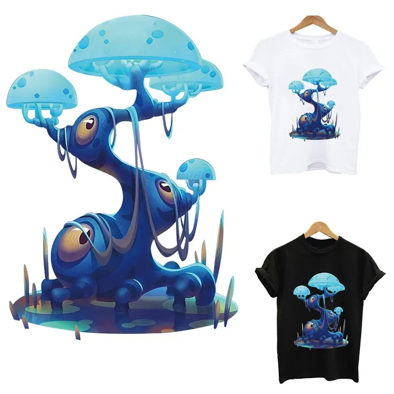 

Iron-on TransFers For Clothing Eye Tree Stripes Heat-Sensitive Patches For Clothing Heat Transfer Stickers Custom Free Shipping