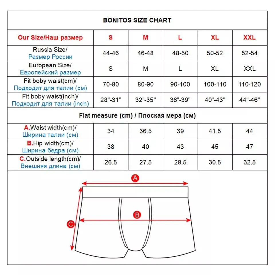 4Pcs Mens Underpants Sexy Boxers Underwear Man Cotton Men's Panties Brand Male Boxer Shorts Slip Homme Calecon