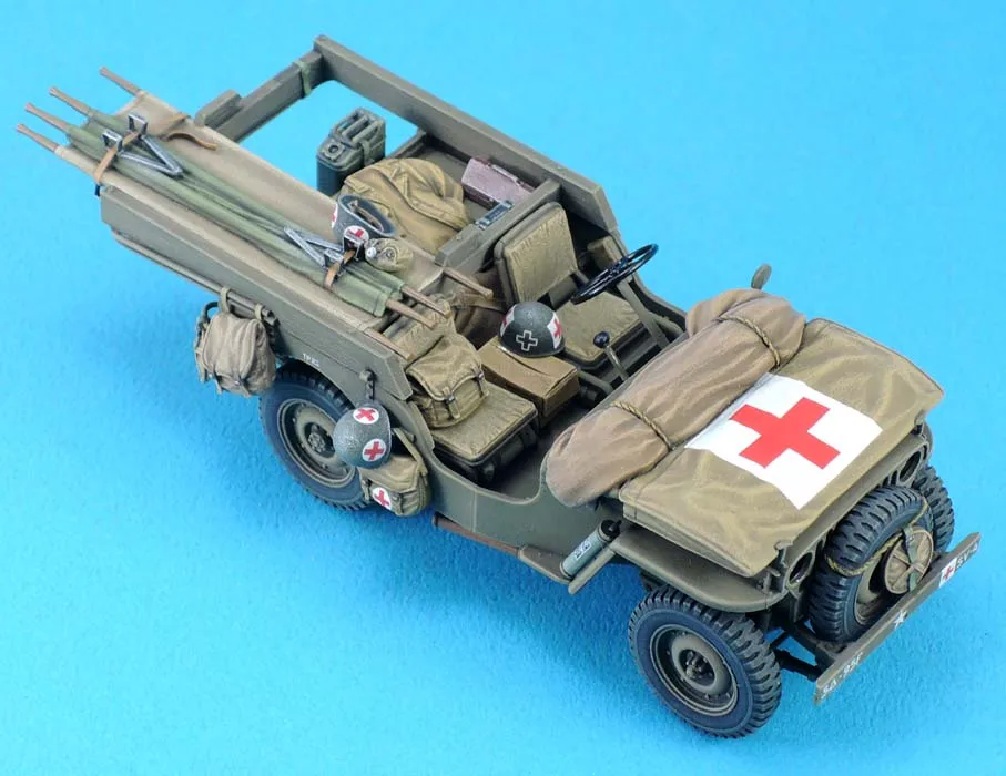 American Willys Ambulance Jeep Conversion (no Etching) Unpainted