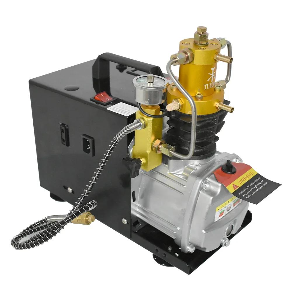 Воздушный компрессор TUXING 300 бар 4500 фунт/кв. Дюйм PCP автоматический стоп-компрессор