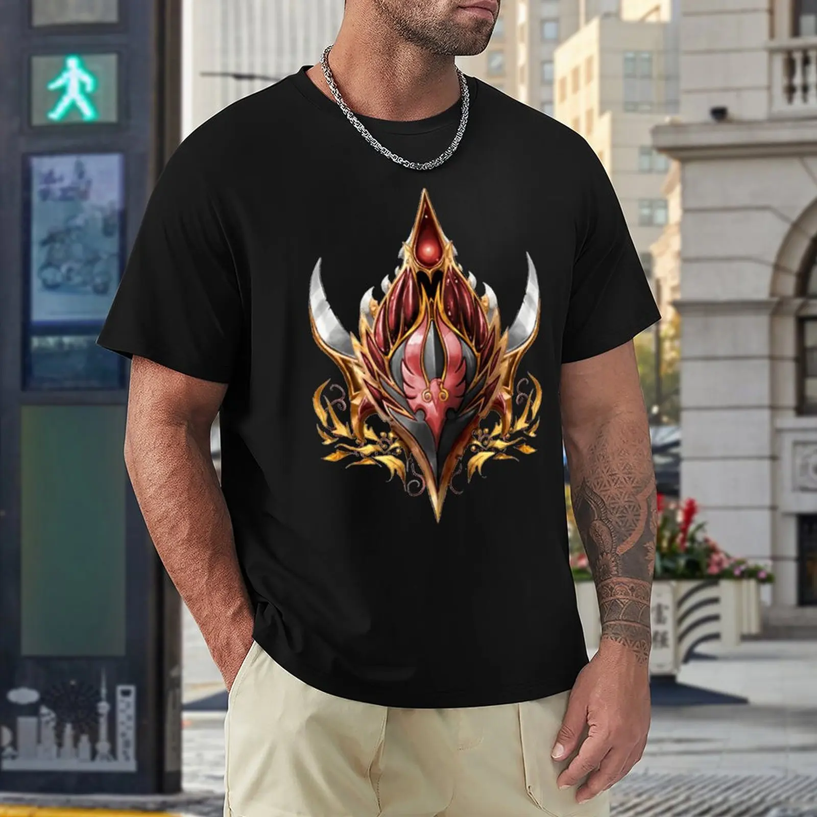 

World of Warcraft - Blood Elf Paladin T-shirts Cute T-shirt Round Neck Sports Humor Graphic Travel USA Size