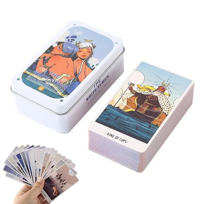 

New Tarot Familiars Deck Cards Fate Divination Table Games White Numen Sacred Animal Tarot Card Fun Family Party Board Game