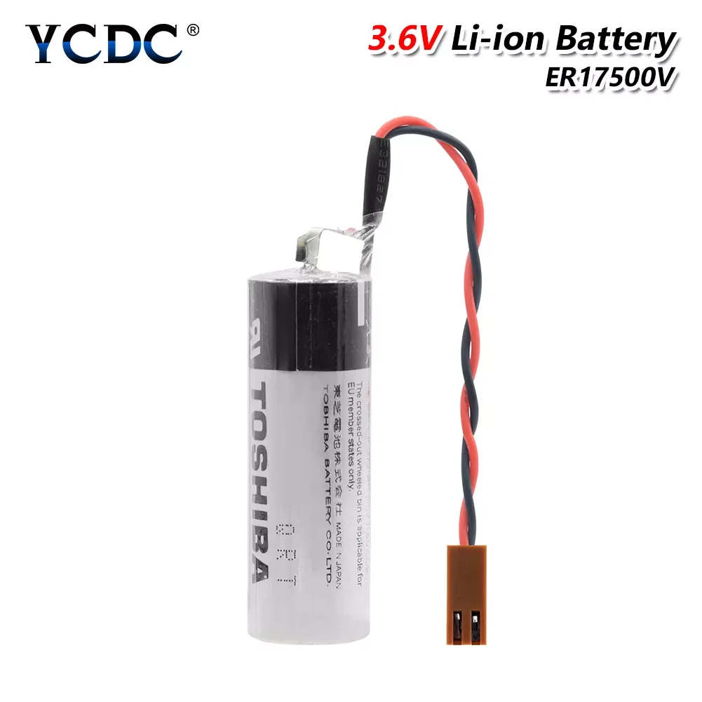

3.6V ER17500V PLC Battery 2700mAh ER17500V Battery For Toshiba CNC System CS1W-BAT01 Backup Batteries PLC Industrial Use