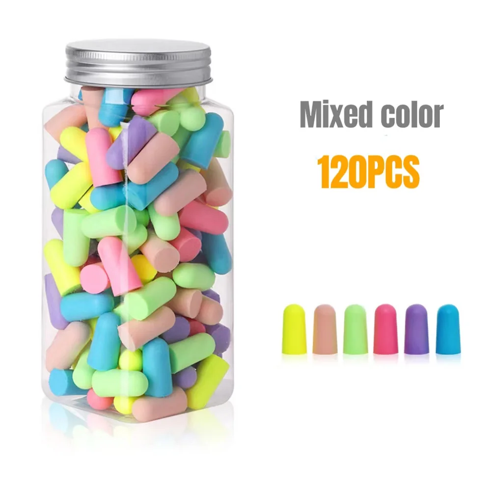 

10-120 шт. удобные беруши противошумные беруши для сна шумоподавление беруши для сна мягкие пенопластовые беруши анти-шумовые