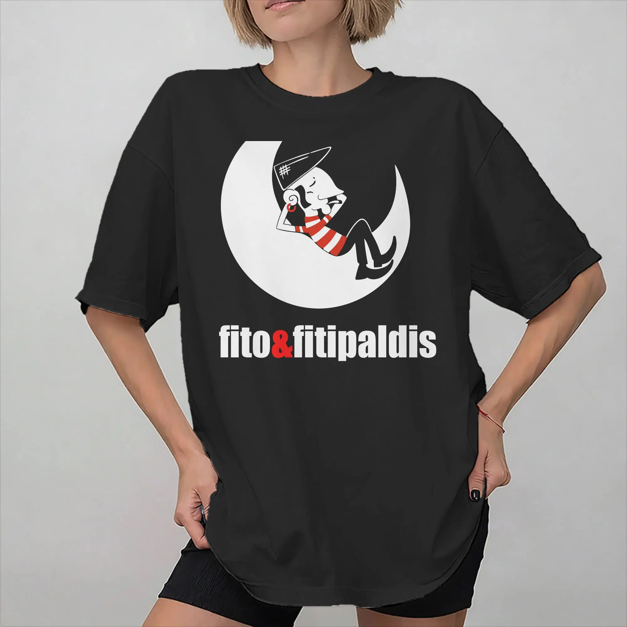 Фото Футболка Fitos Fitipaldis Rock Band для мужчин и женщин, идея подарка, футболки, хлопковая одежда №1