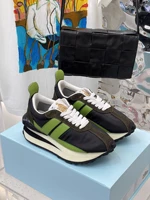2022 new y2k summer mixed green color platform height increasing shoes casual shoes sneakers sports casual shoes luxury