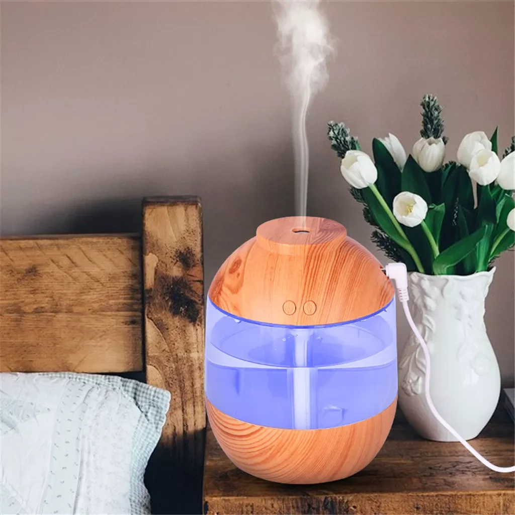Aroma Air Diffuser Wood Ultrasonic Air Humidifier Essential Oil Aromatherapy Cool Mist Maker Home Air Purifying#dg4