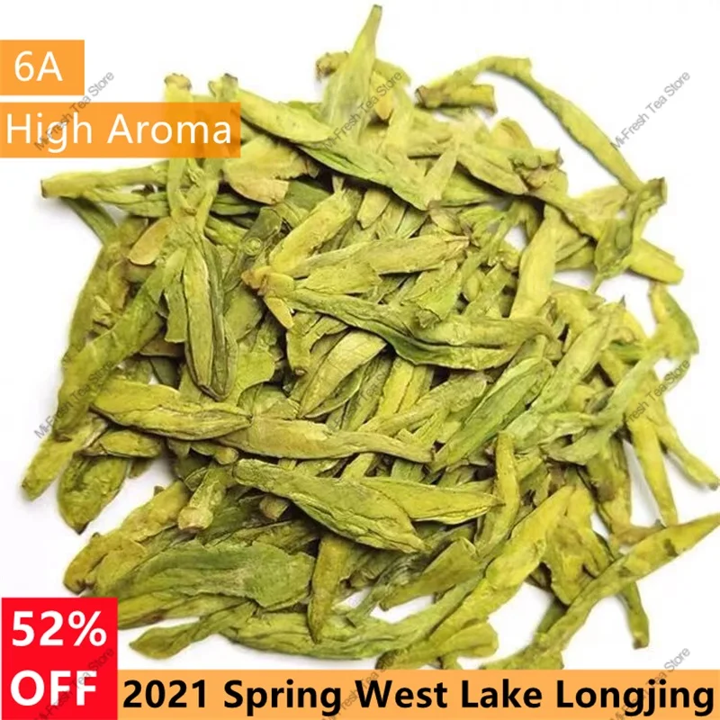 

2022 Spring 6A Top Quality Dragon Well Green-Tea Dragon Well -Tea for health care Tender Aroma Free Shipping 250g No Teapot