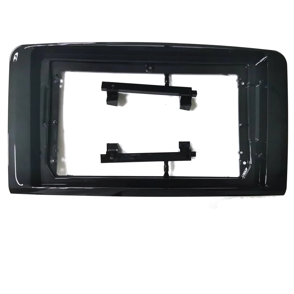 

9-дюймовая 2 Din Автомобильная радиоустановка Fascia Для Mercedes BENZ ML W164 2006-2010 Android MP5 корпус проигрывателя рамка головное устройство Стандартная отделка