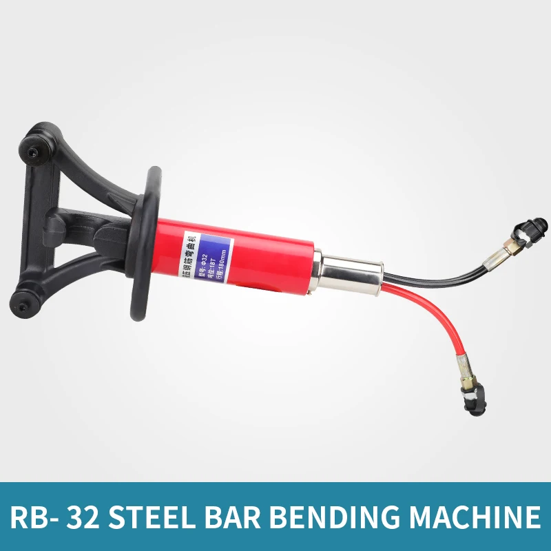 

RB-32 Electric Reinforcing Steel Bar Bending Machine Hydraulic steel bar Straightening machine Portable bender Bar 20-32mm