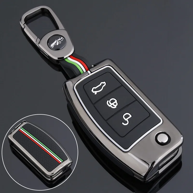 

Key Case Car Key Cover for JMC BOARDING 2020 VIgUs 5 Vigus 3 Pickup Car Accessories 2 Buttons Remote Shell Key Holder Keychain