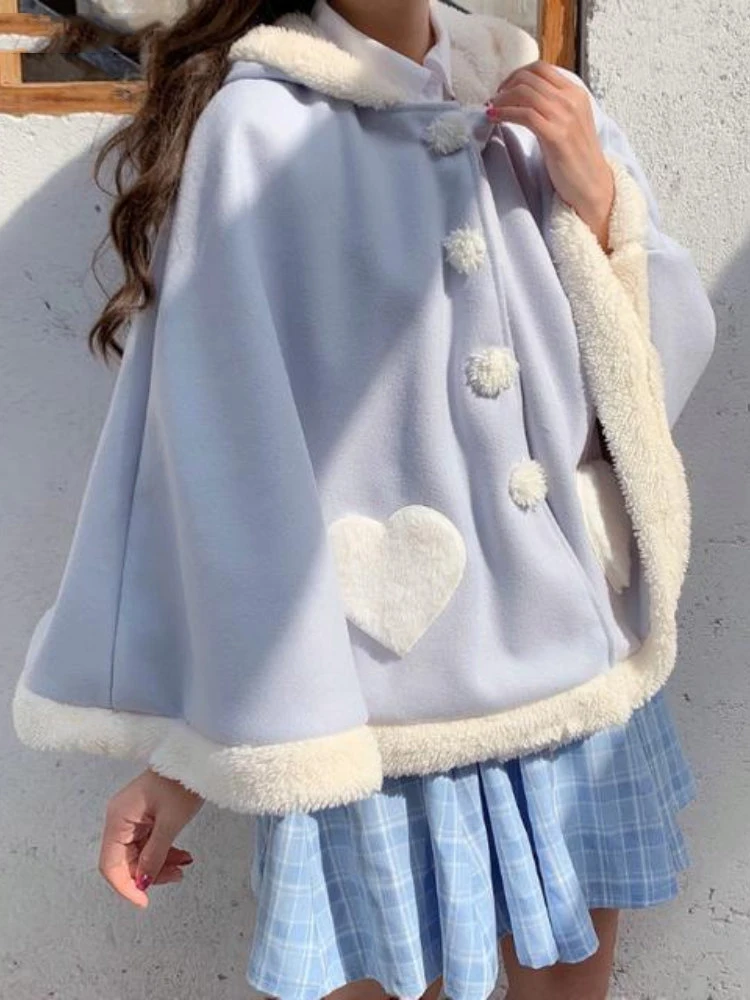 2022 кавайная накидка в стиле &quotЛолита&quot для девочек осенне-зимний Кардиган из