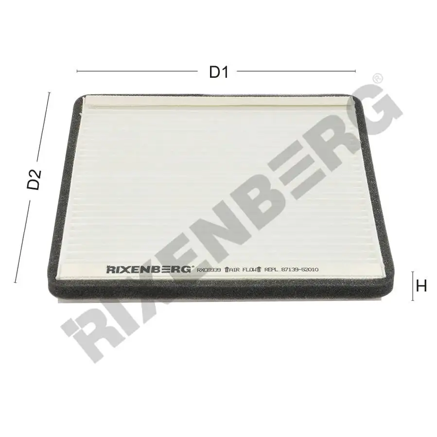 

CABIN FILTER FILTER FOR TOYOTA YARIS 1.3VVTI - 1.5 (2005)