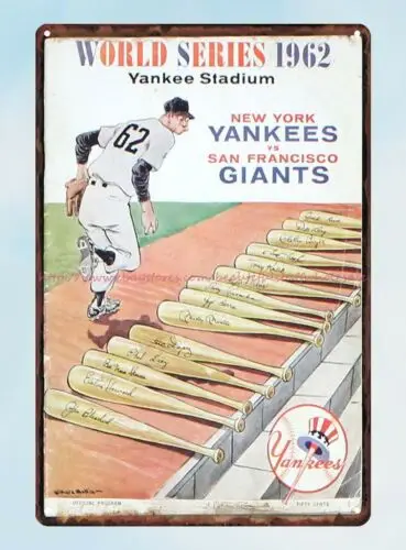 Классный арт Бейсбол Yankee стадион жестяной знак