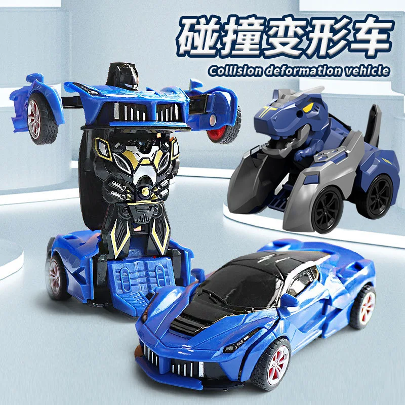 

Collision Deformation Vehicle Dinosaur Helicopter Airplane Car Model Toy For Kids Boy Gift