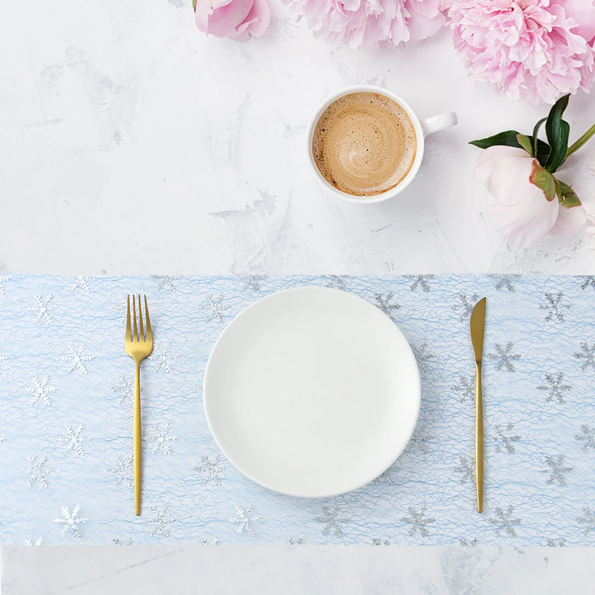 28 См Блестящие Металлические Золотые Тонкие Скатерти С Золотой/серебряной