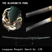 t10 blackwood sheath japanese swords copper fitting gold plated silveranime katanas chinese swords home decoration demon slayer