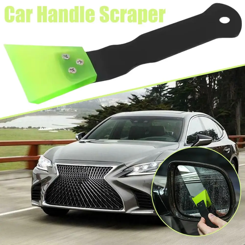 1/2 шт. мягкий резиновый скребок с металлической ручкой ракель для упаковки