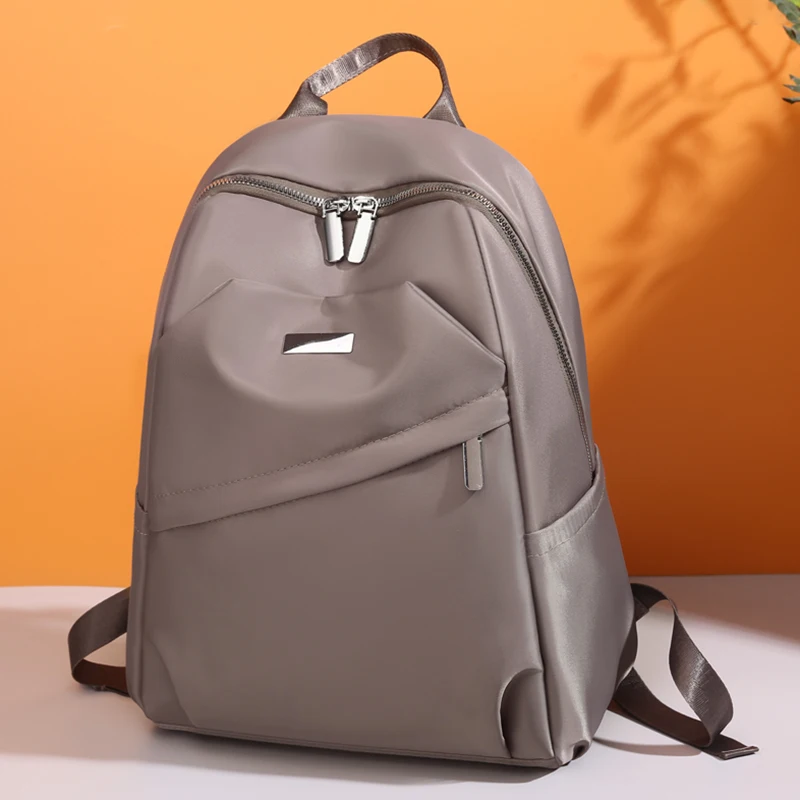 

Solid Color Women Backpack New Student School Bag for Teenage Girl Casual Travel Double Shoulder Rucksack Bagpack Mochila