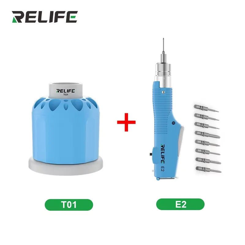 

RELIFE E2 T01 Набор электрических отверток с крутящим моментом, многоскоростной регулируемый крутящий момент, регулируемый прямой и обратный вращение, инструменты для ремонта