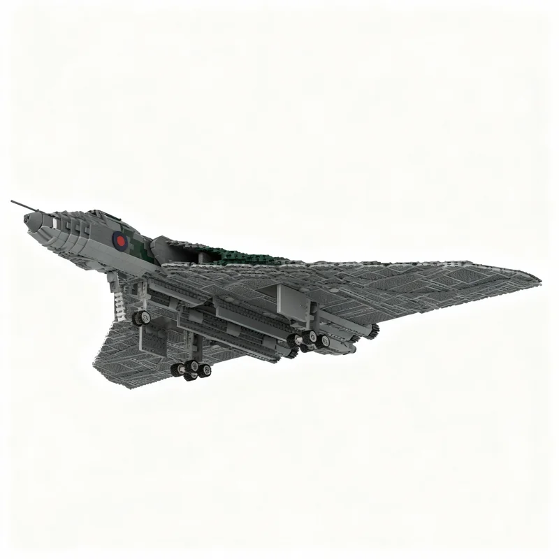 Фото 4386 деталей MOC Creator: Модель бомбардировщика Avro Vulcan, конструктор, творческий набор для самостоятельной сборки, развивающая игрушка, рождественский подарок, кирпичики №3