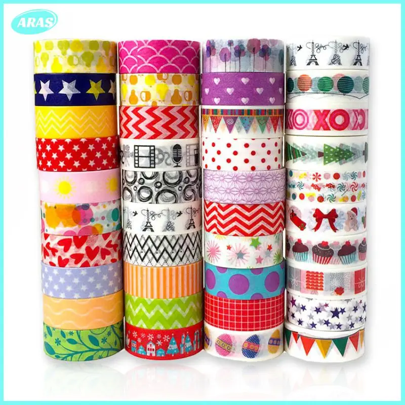 

Masking Tape Flowers Scrapbooking Diy Decoration Fantasy Plants Beautiful Tearable Cartoon Christmas Stationery Handbook