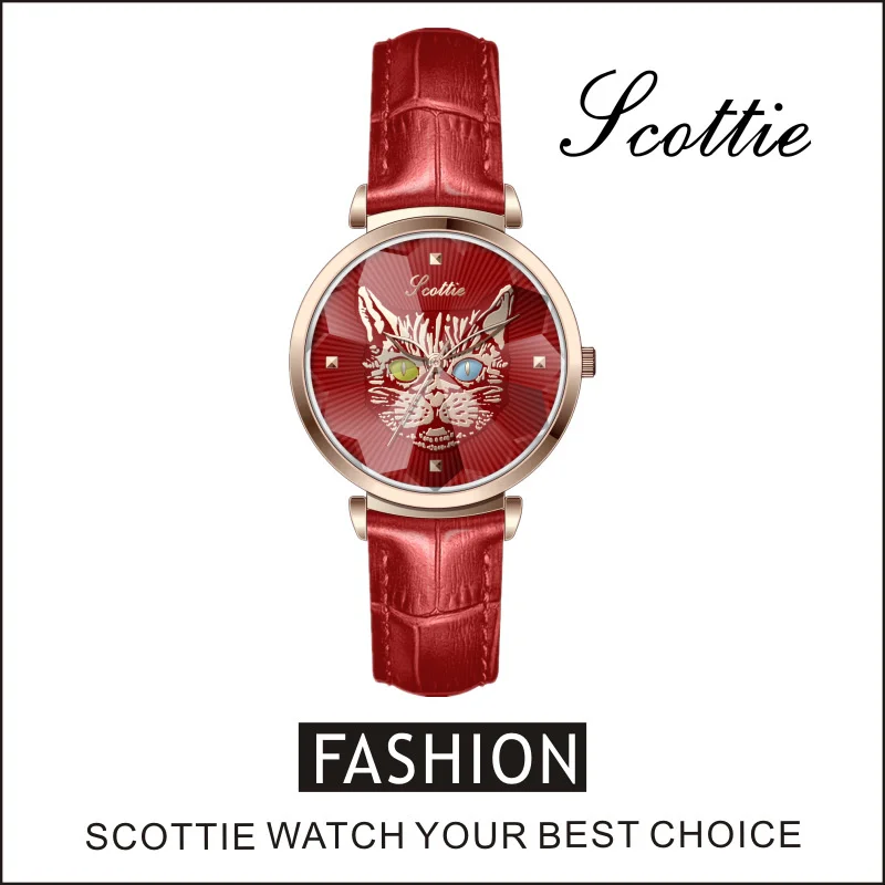 

Swiss luxyry brand mandarin duck eye minority design sense quartz women's watch fashion trend