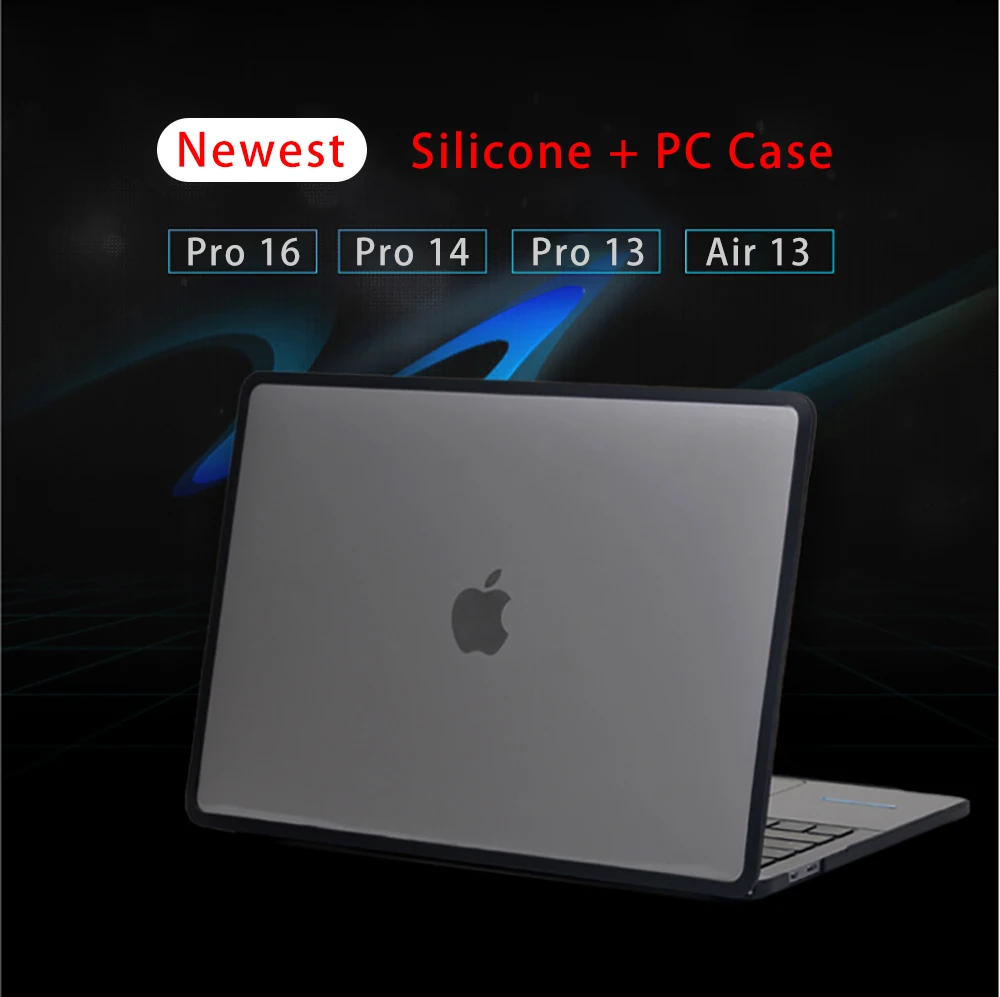 

Newest Soft Laptop Case for Macbook Pro 16 Case M1 2021 Macbook Pro 14 Funda M2 2023 Pro 13 Air Cover A2337 A2338 A2289 Capa