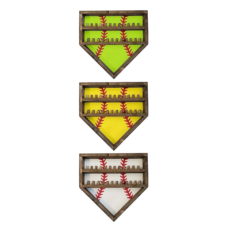 

Baseball Holder Display Case Baseball Holders For Balls Display Baseballs Wall Display Box Antifade UV Protection Yellow