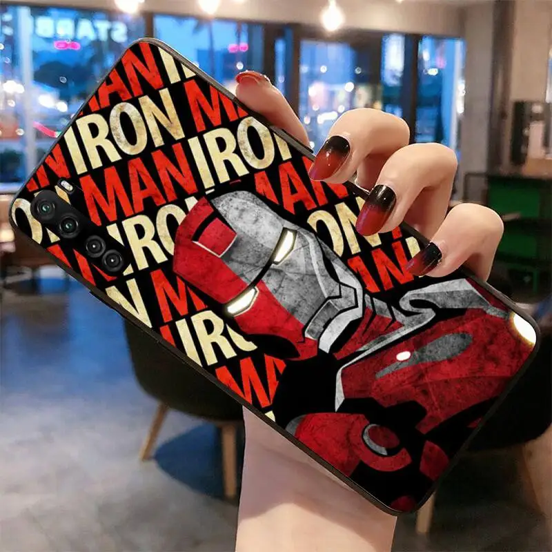 Marvel Deadpool Iron Man spiderman venom Groot Phone Case For Huawei Nova 6se 7 7pro 7se honor 7A 8A 7C 9C Play