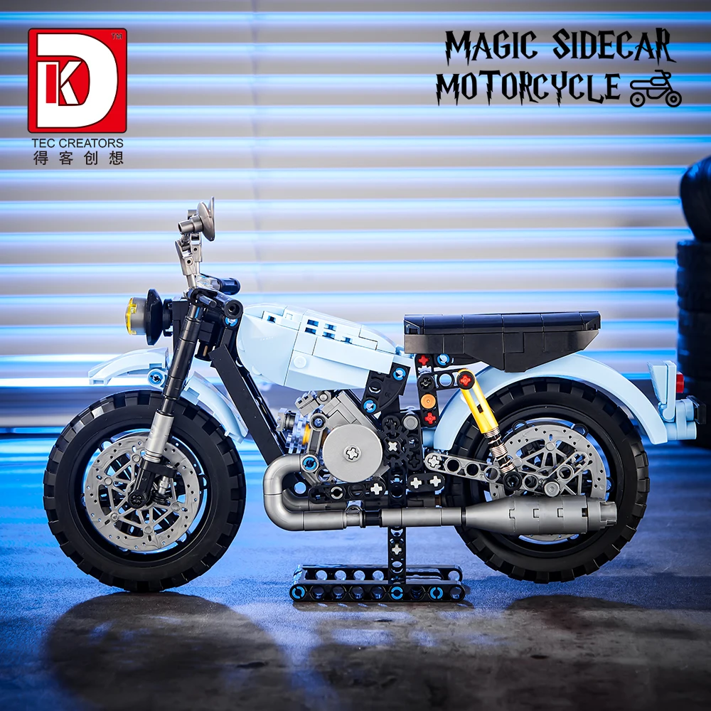 Deke 7038 Haiger Sidecar мотоцикл 700 шт. волшебный мир орнамент модель головоломка сборка