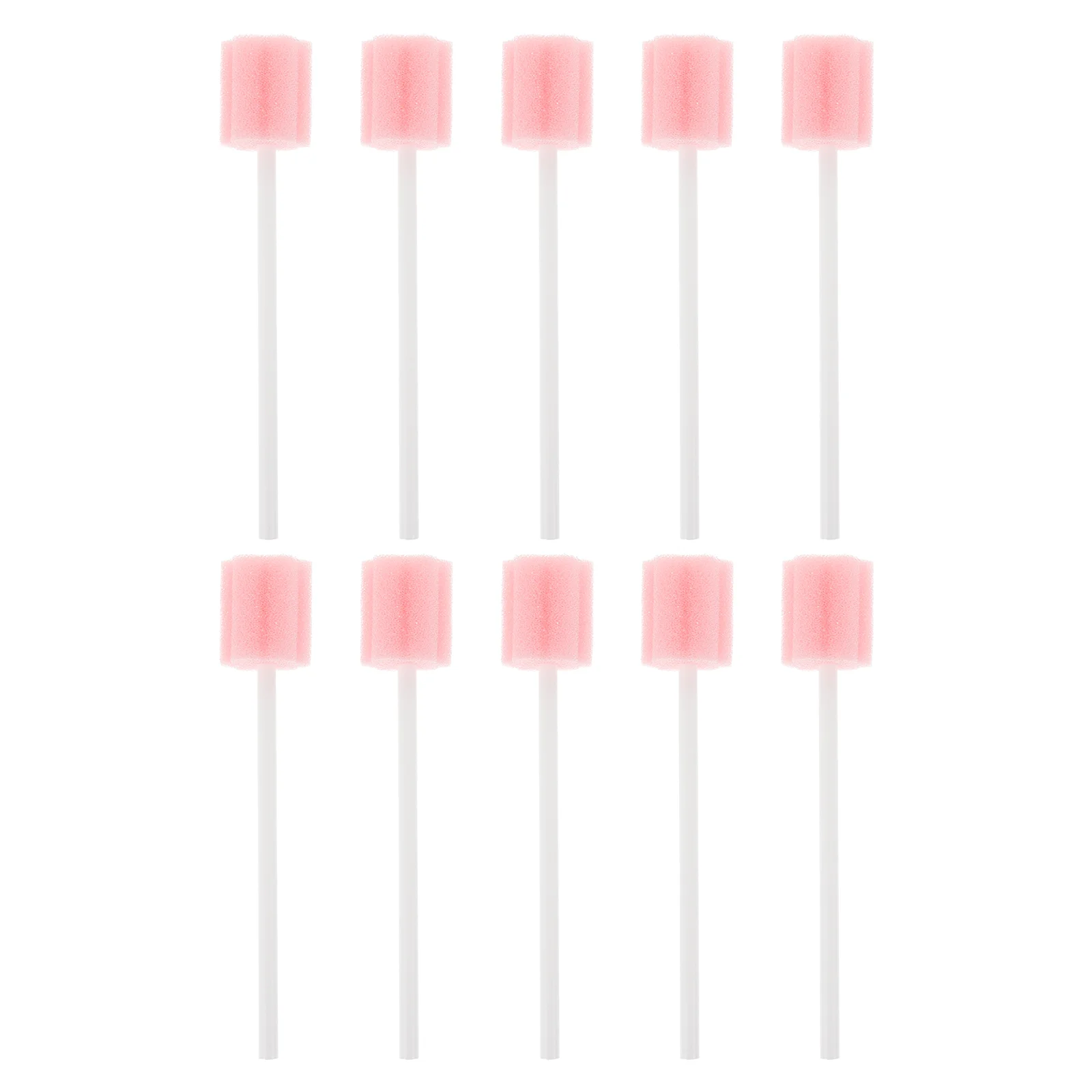 

10 Pcs Disposable Sponge Stick Massage Accessories Care Swabs One Household Cleaning Convenient Oral Cotton Mouth Elder Supply