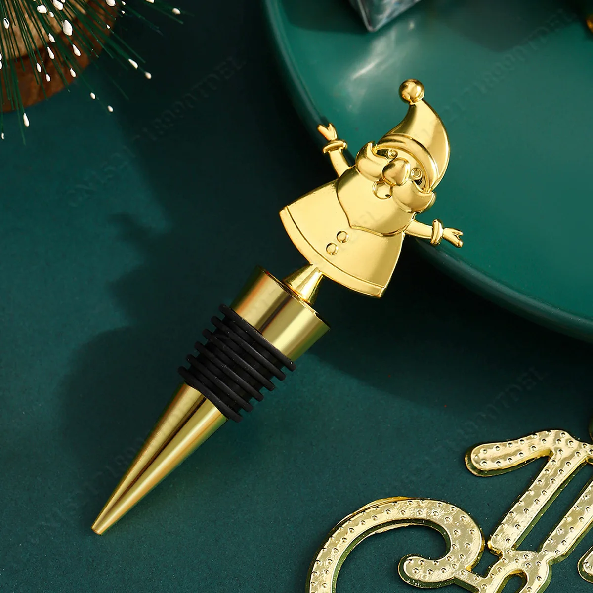 1 шт., пробка для вина в виде лося, расширяющаяся пробка для бутылки для напитков, пробка для красного вина, металлическая пробка для шампанского, аксессуары для бара