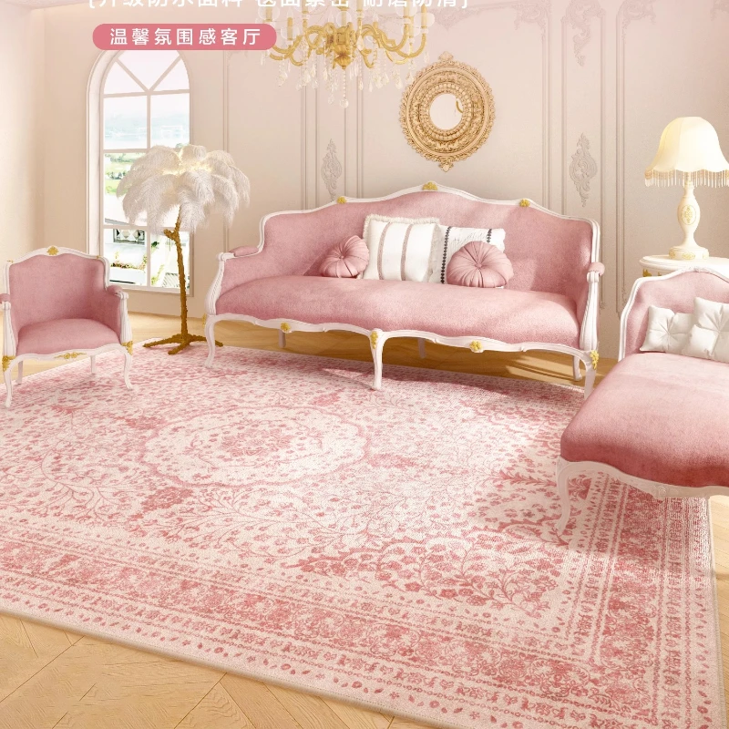 Розовый коврик для гостиной | AliExpress