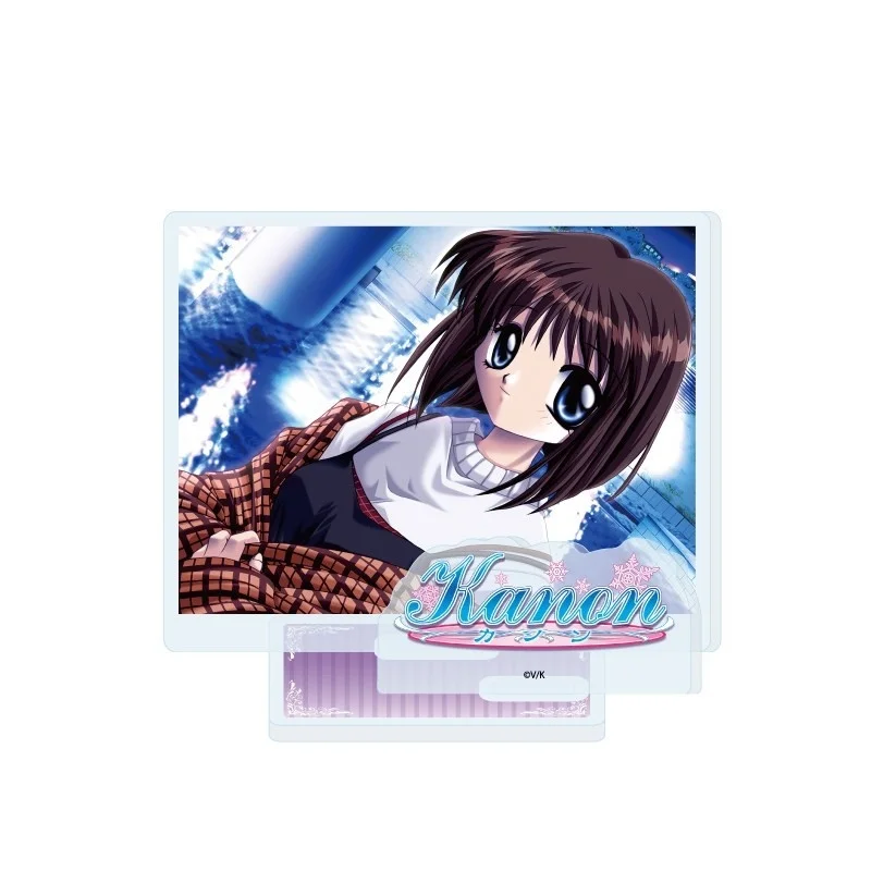Фото Акриловая подставка Game Kanon с фигурками Аю, Найюки, Макото, Шиори, модель-плакетка, декоративный брелок, настольная фигурка, подарок, мультяшные товары №3