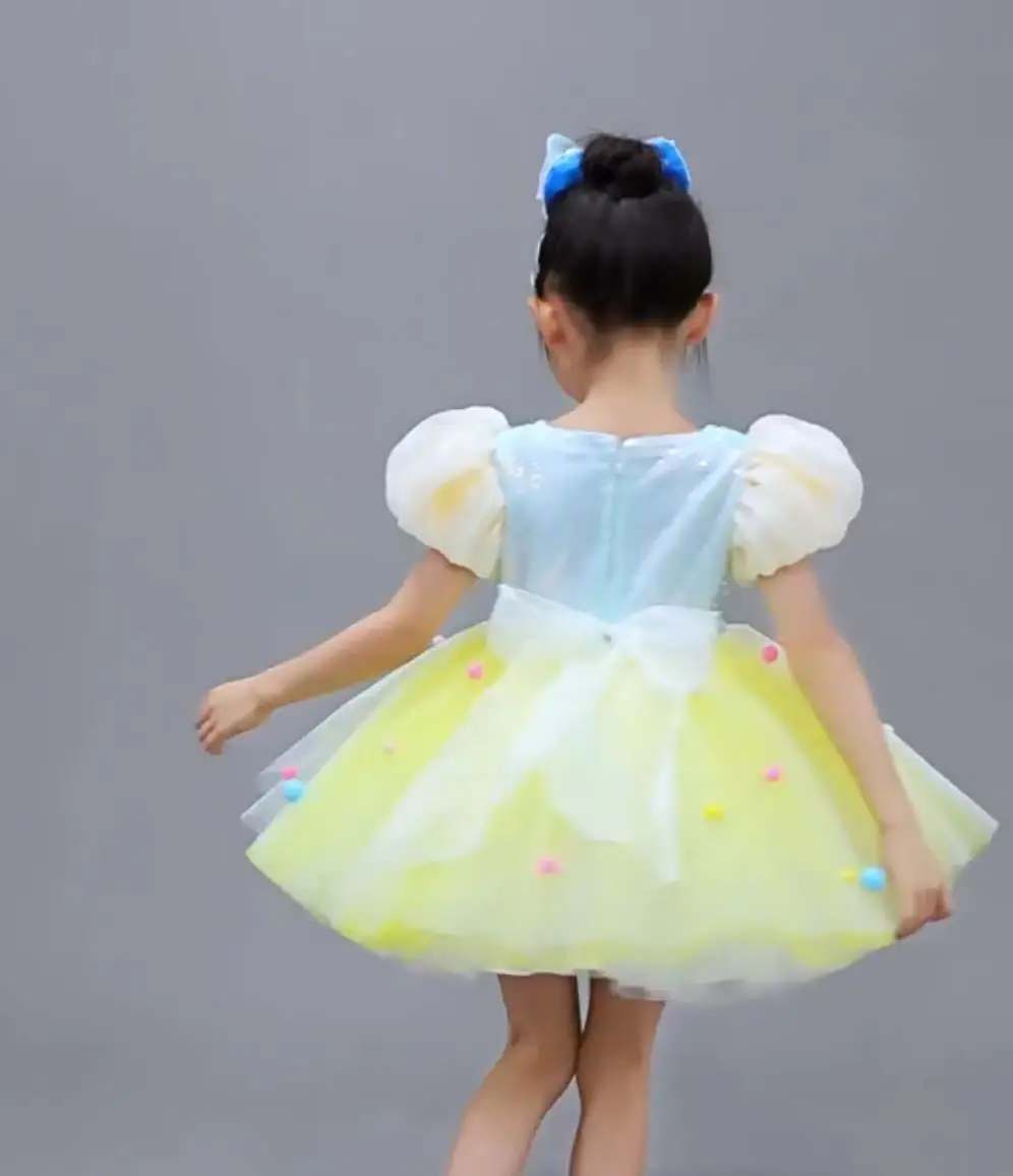 Детская одежда для бальных танцев девочек костюм современных джазовых с