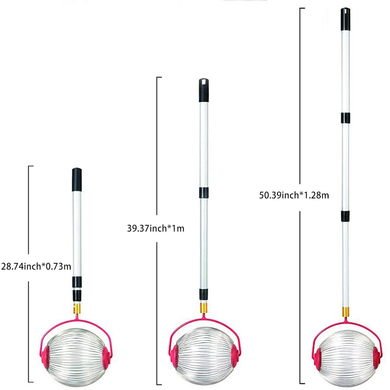 

Ball Collector Rolling Nut Harvester Ball Picker Adjustable Outdoor Manual Tools Picker Collector Walnuts Pecans Crab Apples
