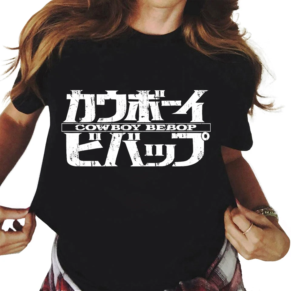 Классные Футболки Cowboy Bebop с японским Аниме Манга Харадзюку модная футболка