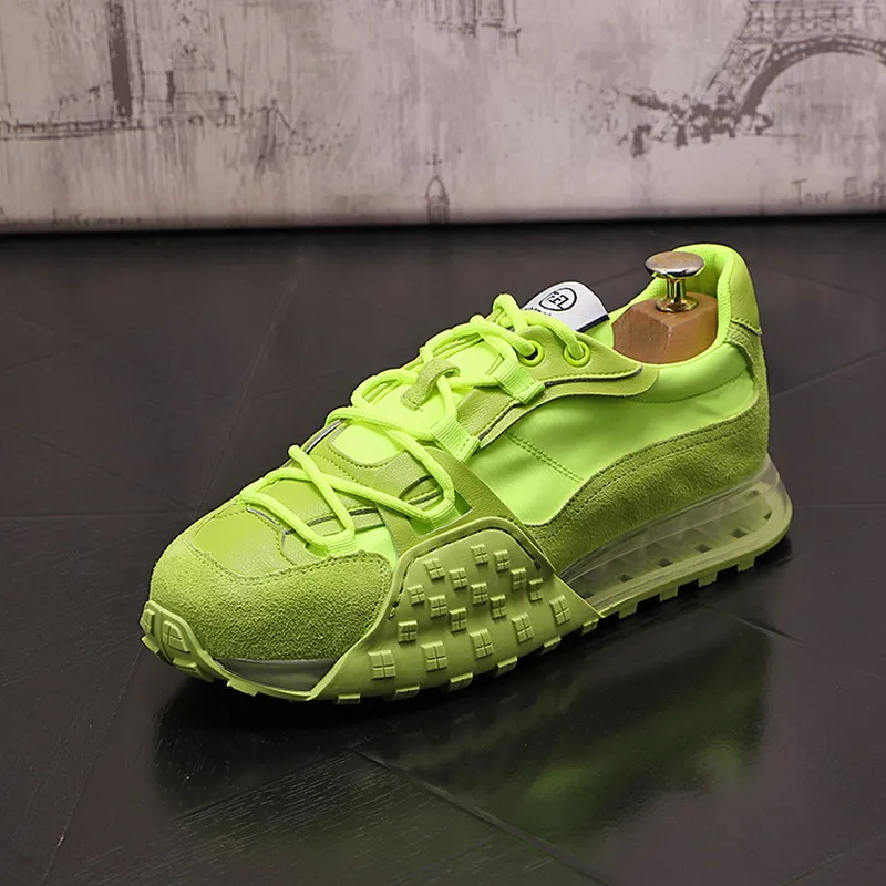 

Luxury Concise Mens Breathable Casual Comfort Shoes Round Toe Mesh Trending Platform Leisure Sport Zapatos Younger Street ERRFC